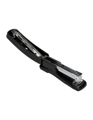CI | Grapadora q-connect kf01056 plastico abs negra -capacidad 20 hojas
