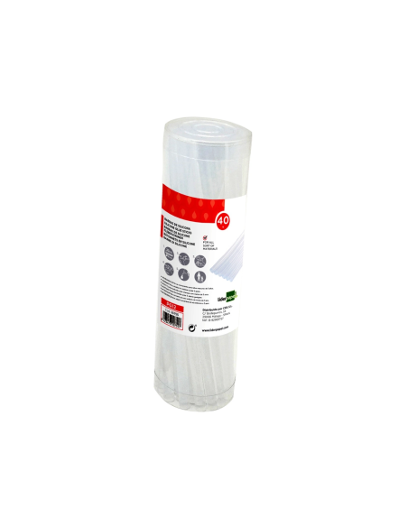 CI | Barras termofusible liderpapel de 7 mm de diametro x 200 mm de alto caja de 40 unidades