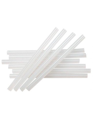 CI | Barras termofusible liderpapel 7 mm de diametro x 200 mm de alto blister de 12 unidades