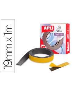 CI | Cinta adhesiva apli magnetica 19mm x 1m