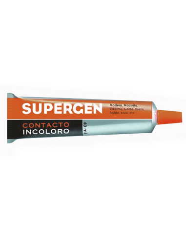 CI | Pegamento supergen contacto incoloro 40 ml unidad