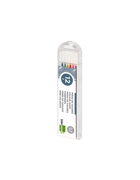 CI | Minas liderpapel colores surtidos de 0.5mm estuche de 12 minas