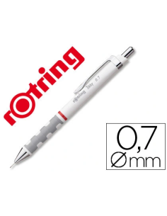 CI | Portaminas rotring tikky 0,7 mm blanco