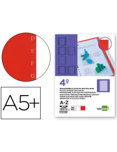 CI | Separador liderpapel plastico alfabetico a-z cuarto