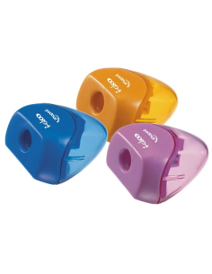 CI | Sacapuntas plastico 1 uso ergonomico iglu colores...