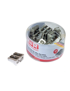 CI | Sacapuntas m+r 211 metalico 2 usos cuña bote de 30...