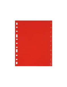 CI | Separador liderpapel plastico alfabetico a-z cuarto 2