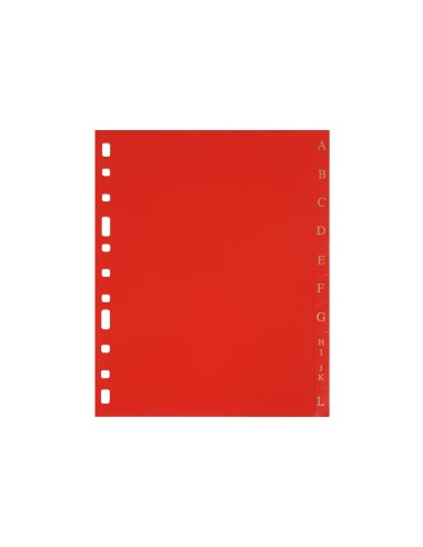 CI | Separador liderpapel plastico alfabetico a-z cuarto