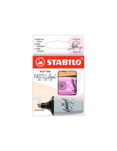 CI | Rotulador Stabilo Boss Mini Pastel Love...