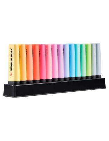 CI | Rotulador Stabilo Boss Fluorescente 70 Pastel Deskset Estuche De 15 Unidades Colores Surtidos