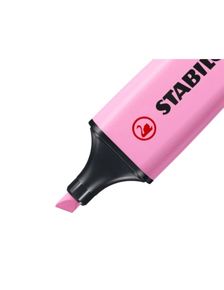 CI | Rotulador stabilo boss fluorescente 70 pastel estuche de 4 unidades colores surtidos