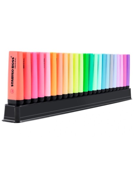 CI | Rotulador Stabilo Boss Fluorescente 70 Deskset Estuche De 23 Unidades Colores Surtidos