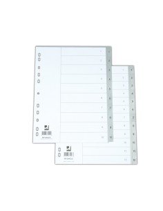 CI | Separador numerico q-connect plastico 1-12 juego de... 2