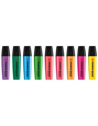 CI | Rotulador stabilo boss fluorescente 70 estuche de 8 unidades colores surtidos