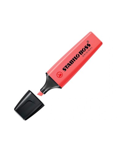 CI | Rotulador stabilo boss fluorescente 70 estuche de 4 unidades colores surtidos