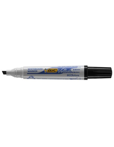 CI | Rotulador bic velleda para pizarra negro -punta biselada 5.9 mm