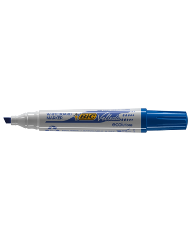 CI | Rotulador bic velleda para pizarra azul -punta biselada 5.9 mm