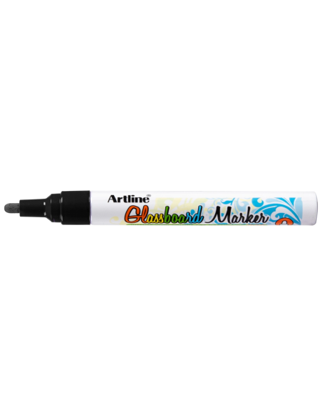 CI | Rotulador artline glass marker especial cristal borrable en seco o humedo color negro