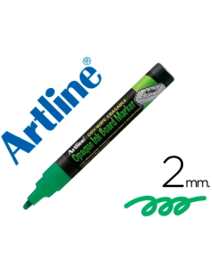 CI | Rotulador artline pizarra verde negra epw-4 ve-gr...