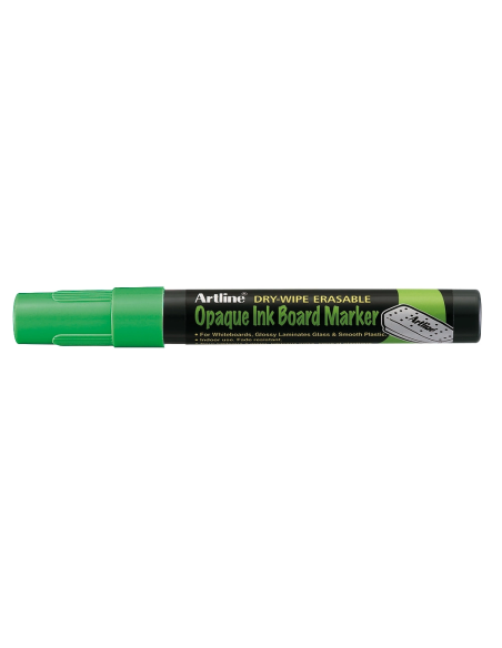 CI | Rotulador artline pizarra verde negra epw-4 ve-gr color verde fluorescente bolsa de 4 rotuladores