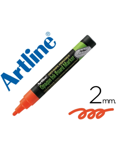 CI | Rotulador artline pizarra verde negra epw-4 na color naranja bolsa de 4 rotuladores