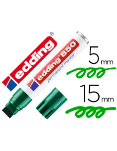 CI | Rotulador edding marcador permanente 850 verde punta...