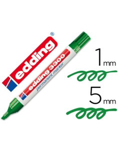 CI | Rotulador edding marcador 3300 n.4 verde - punta...
