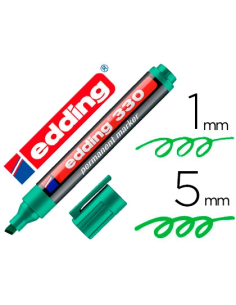 CI | Rotulador edding marcador permanente 330 verde punta...