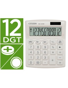CI | Calculadora citizen sobremesa sdc-812nrwhe eco...