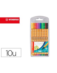 CI | Rotulador stabilo punta de fibra point 88 estuche de...