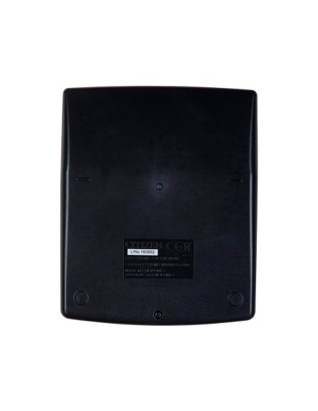 CI | Calculadora citizen sobremesa sdc-812 bn eco eficiente solar y a pilas 12 digitos 124 x 102 x 25 mm negro