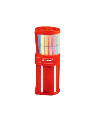 CI | Rotulador stabilo acuarelable pen 68 estuche de 24 colores estandar + 6 colores neon