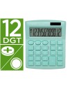CI | Calculadora citizen sobremesa sdc-812nrgne eco eficiente solar y a pilas 12 digitos 124x102x25 mm verde
