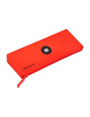 CI | Bolso escolar portatodo antartik silicona triangular colores surtidos intensos azul mostaza negro y rojo