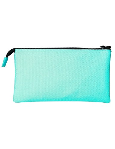 CI | Bolso Escolar Portatodo Antartik Triple Cremallera Color Menta 220X30X120 Mm