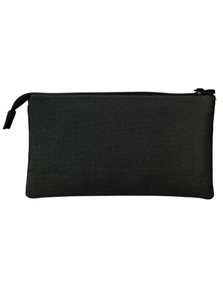 CI | Bolso Escolar Portatodo Antartik Triple Cremallera Color Negro 220X30X120 Mm