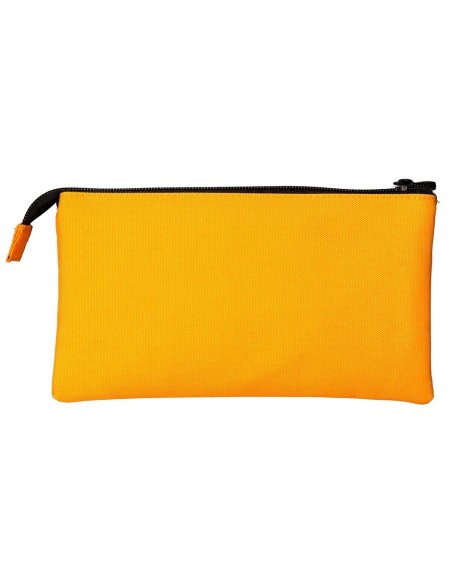 CI | Bolso Escolar Portatodo Antartik Triple Cremallera Color Mostaza 220X30X120 Mm