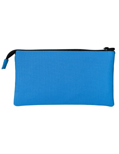 CI | Bolso Escolar Portatodo Antartik Triple Cremallera Color Azul 220X30X120 Mm