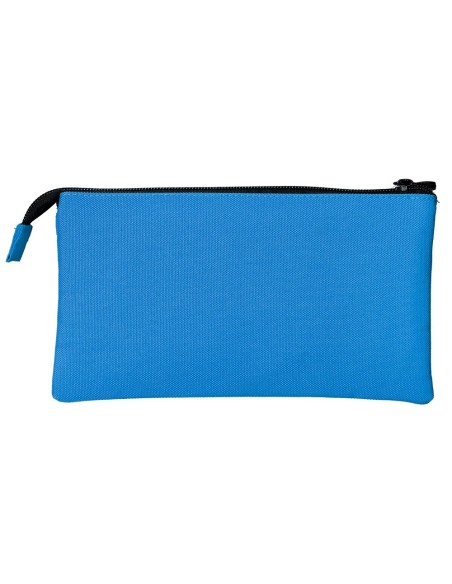 CI | Bolso Escolar Portatodo Antartik Triple Cremallera Color Azul 220X30X120 Mm