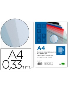 CI | Tapa encuadernacion liderpapel polipropileno a4...