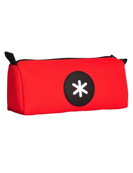 CI | Bolso escolar portatodo antartik triangular color rojo 210x70x80 mm