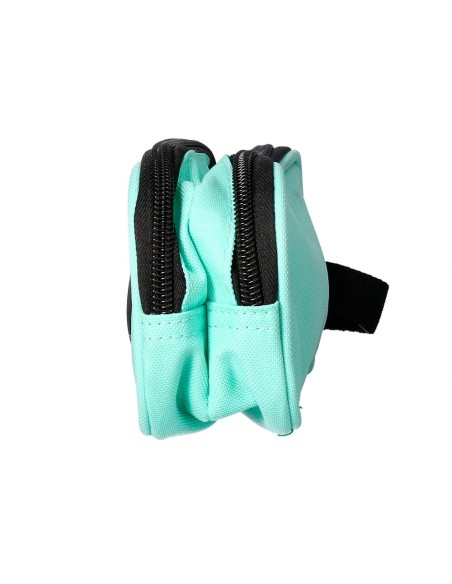 CI | Bolso Escolar Portatodo Antartik Doble Cremallera Color Verde Menta 210X60X80 Mm