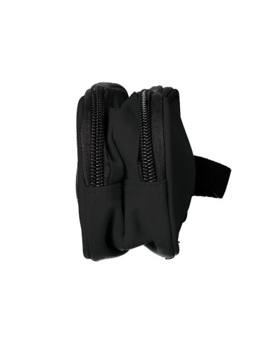 CI | Bolso Escolar Portatodo Antartik Doble Cremallera Color Negro 210X60X80 Mm