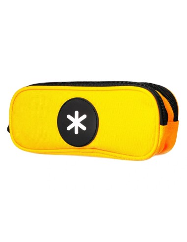 CI | Bolso Escolar Portatodo Antartik Doble Cremallera Color Mostaza 210X60X80 Mm