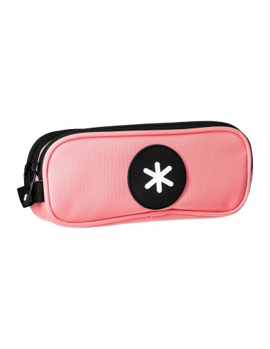 CI | Bolso Escolar Portatodo Antartik Doble Cremallera Color Coral 210X60X80 Mm