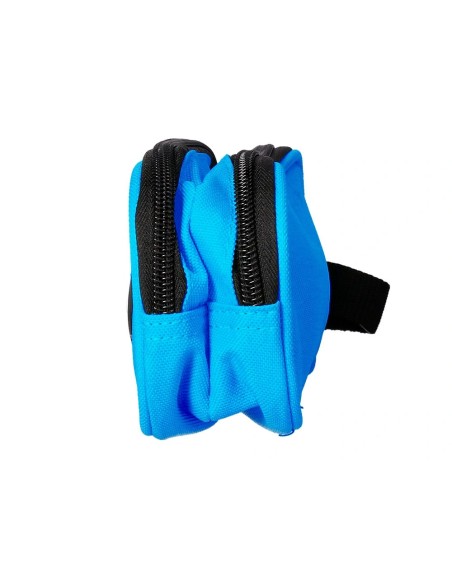 CI | Bolso Escolar Portatodo Antartik Doble Cremallera Color Azul 210X60X80 Mm