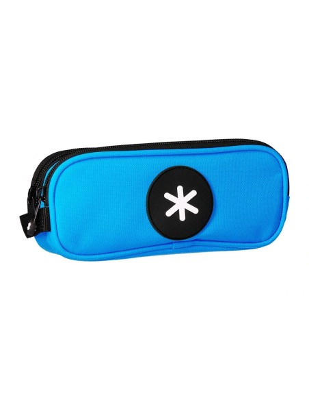 CI | Bolso Escolar Portatodo Antartik Doble Cremallera Color Azul 210X60X80 Mm