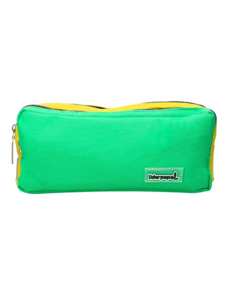 CI | Bolso escolar liderpapel portatodo rectangular 3 bolsillos colores pasteles 195x70x80 mm
