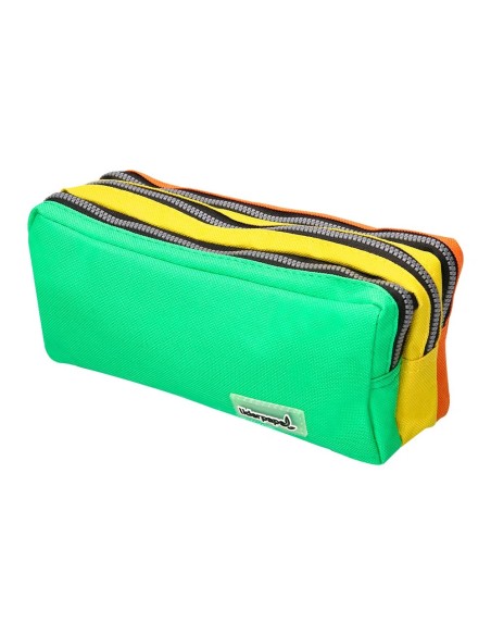CI | Bolso escolar liderpapel portatodo rectangular 3 bolsillos colores pasteles 195x70x80 mm