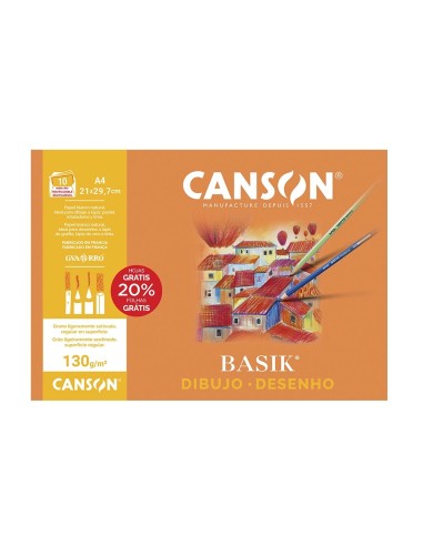 CI | Papel dibujo basik din a4 -sin recuadro...